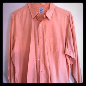 Brooks Brothers extra slim fit XL peach shirt